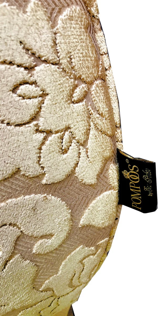 Extravagant Pompöös by luxury designer armchair by Harald Glööckler gold bouquet pattern / gold - Pompöös baroque armchair