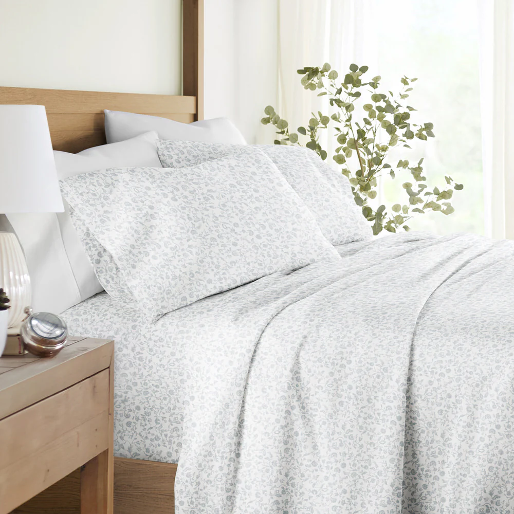 Rustic Jacobean 4-Piece Long Staple Cotton Sheet Set