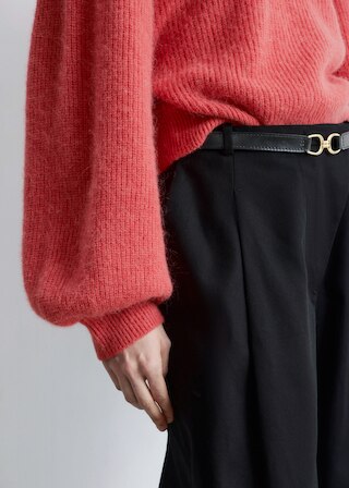 & Other Stories ALPACA-BLEND BALLOON-SLEEVE JUMPER
