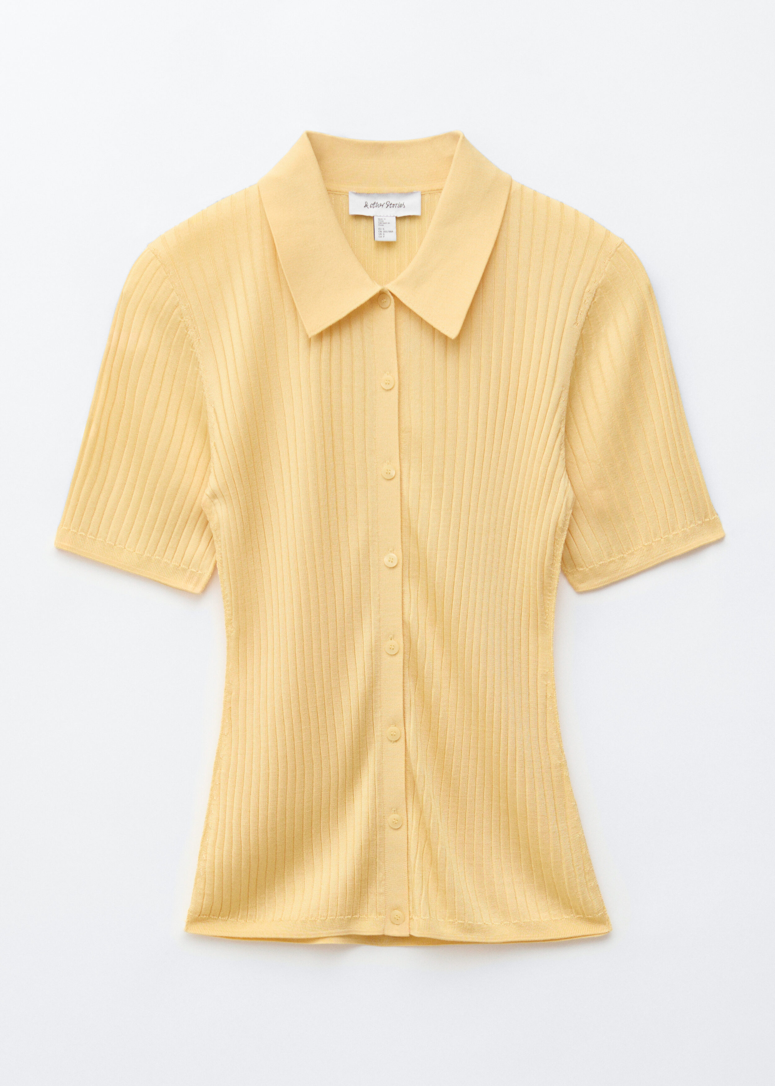 & Other Stories RIB-KNIT TOP