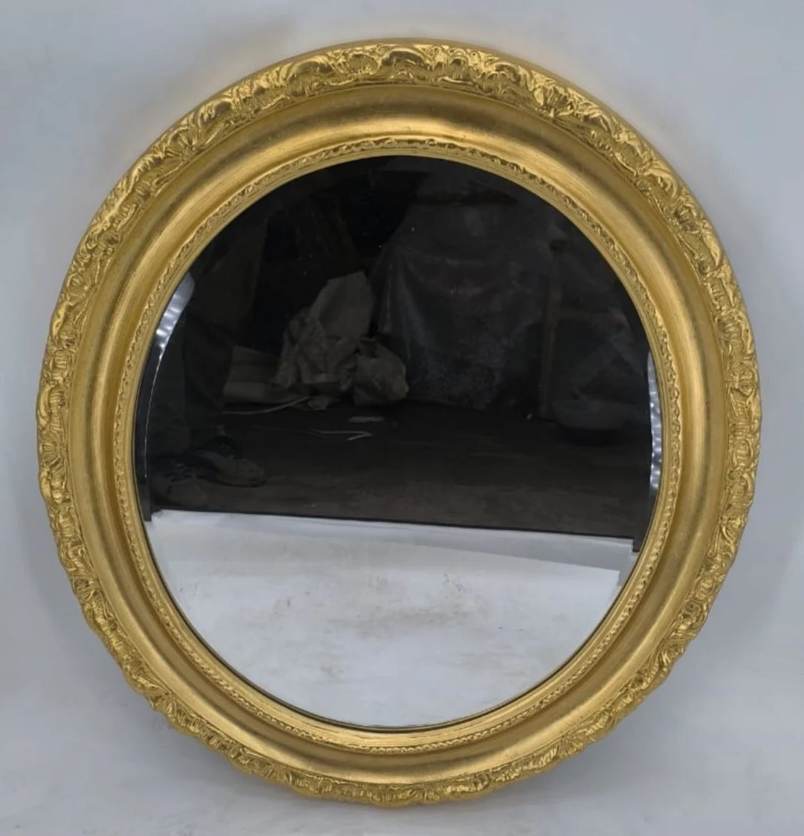 Baroque mirror gold H. 75 cm - magnificent baroque style wall mirror