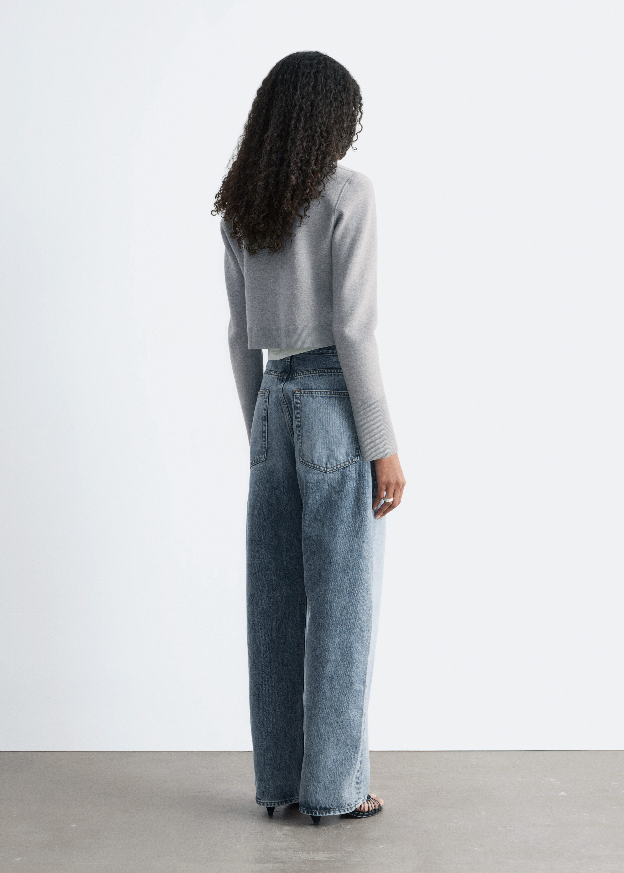 & Other Stories CROPPED REVERSIBLE CARDIGAN