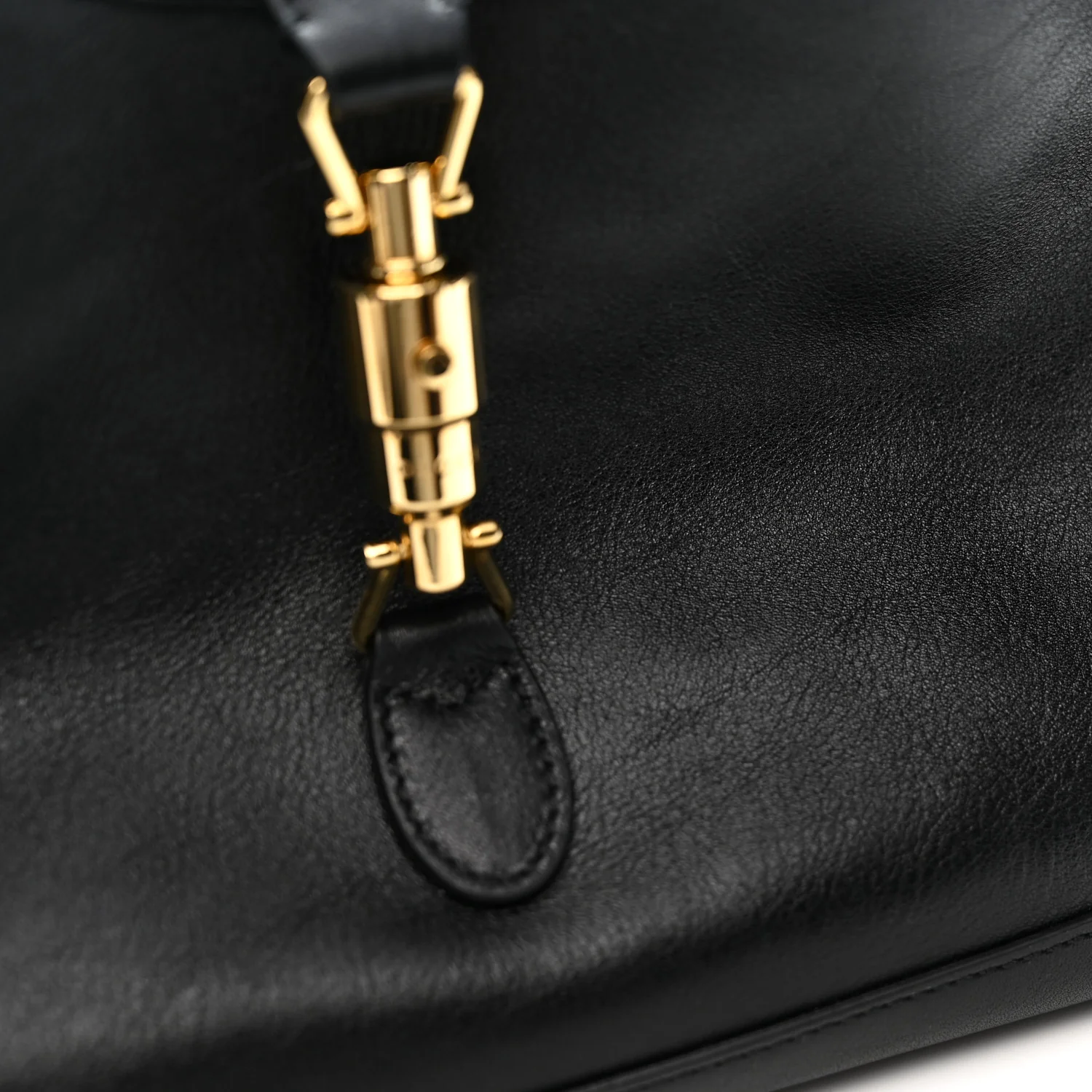 Soft Calfskin Small Mercato Tote Bag Black - Top Club