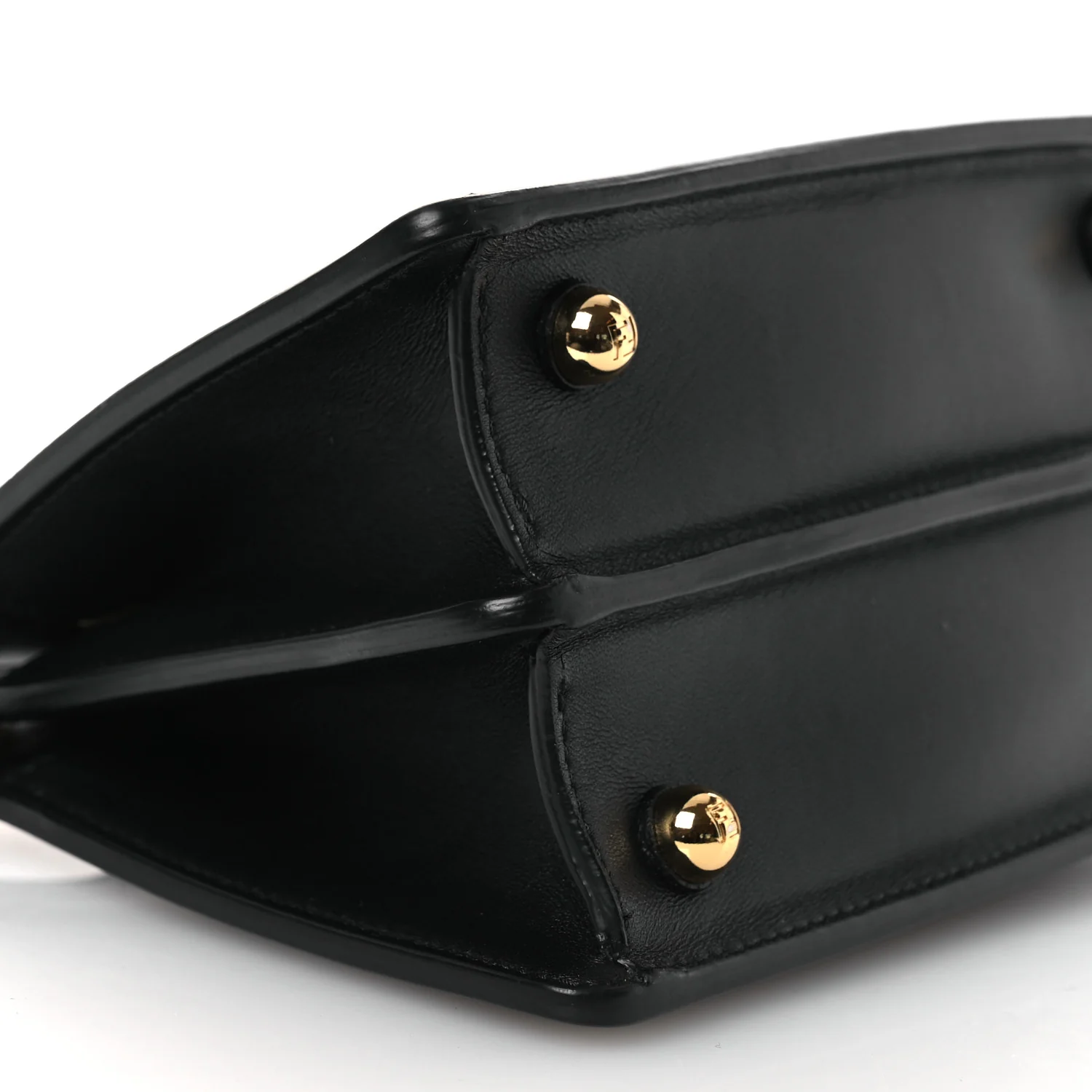 Shiny Nappa Petite Peekaboo I SEE U Satchel Black - Top Club