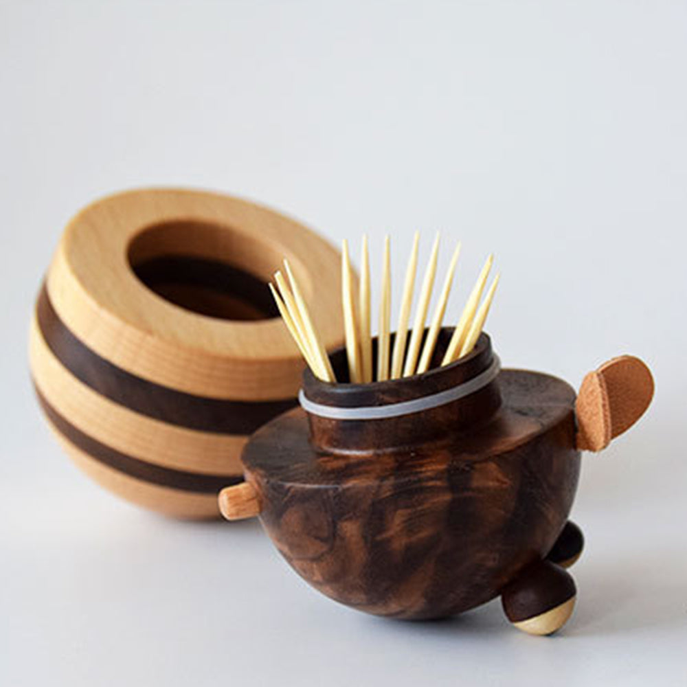 Bee toothpick holder
