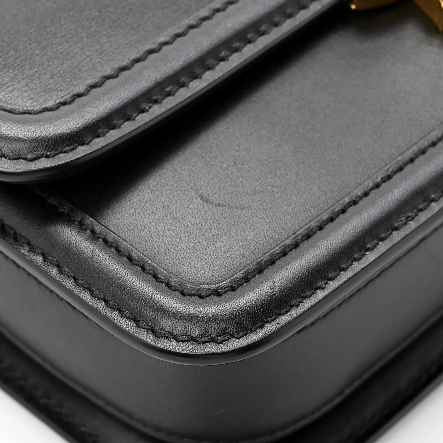 Smooth Calfskin Small Solferino Satchel Black - Top Club