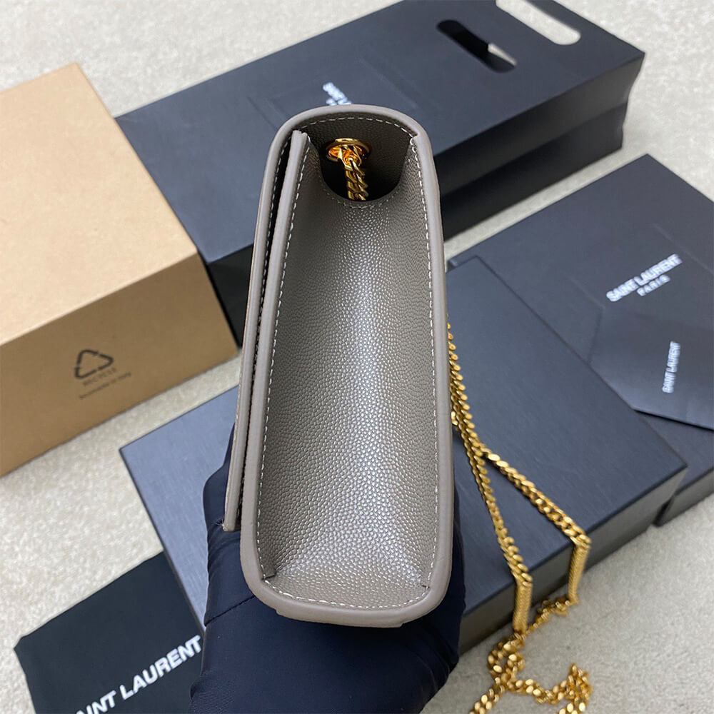 YSL kate medium in grain de poudre embossed leather - Top Club