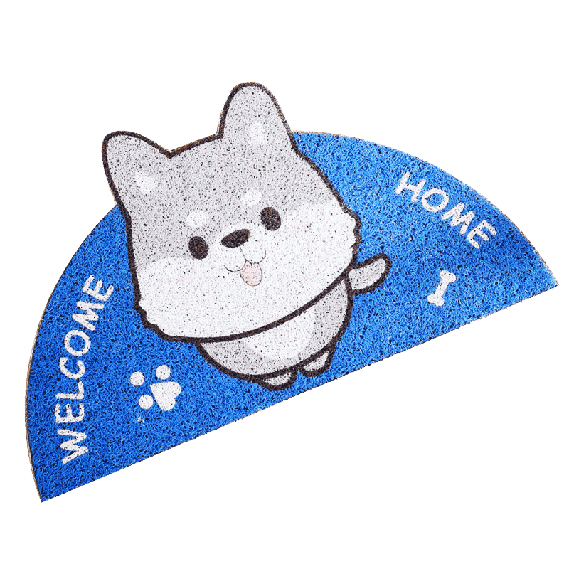 Irregular Carton Shape Pvc Coil Door Mat Carpet