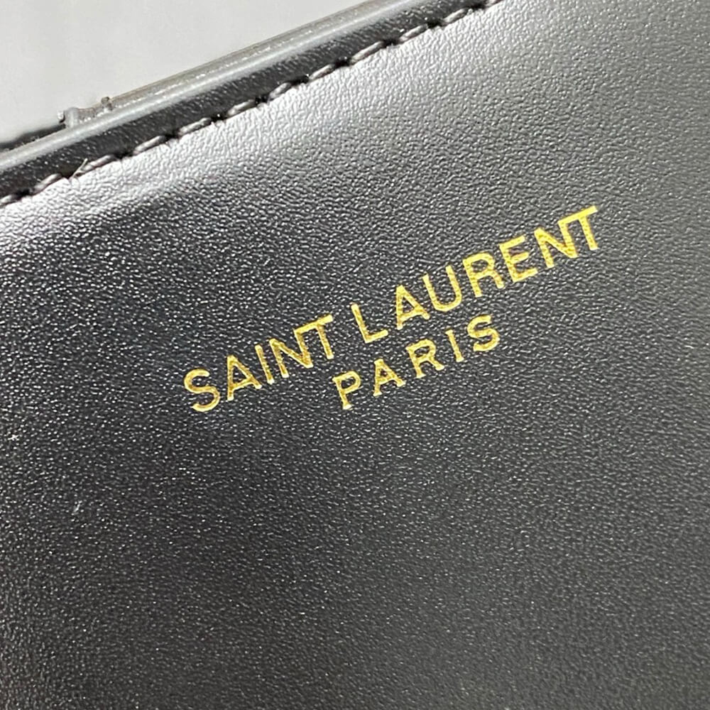 MINI TOY SHOPPING SAINT LAURENT IN BOX LEATHER - Top Club