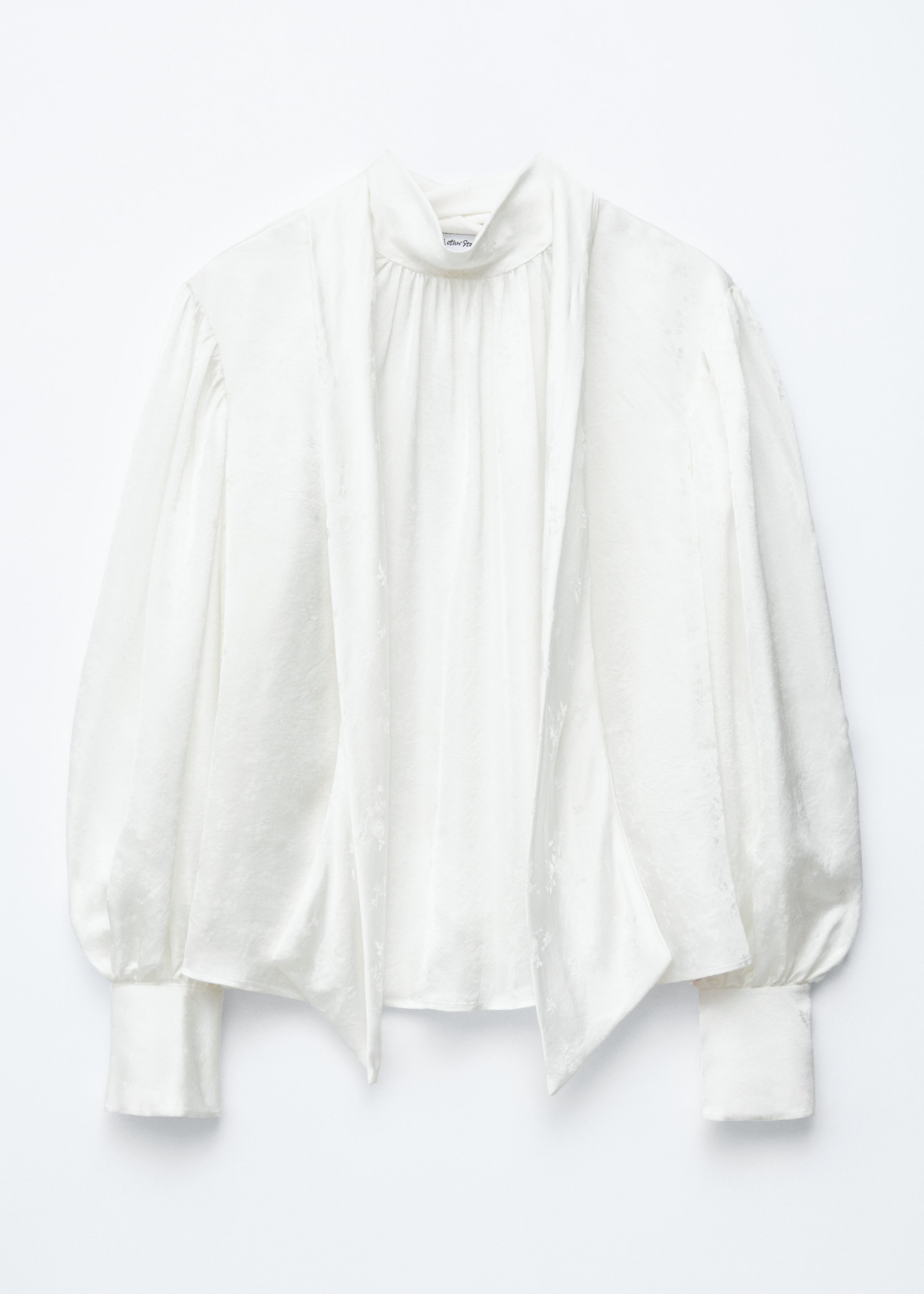 & Other Stories BOW-COLLAR BLOUSE
