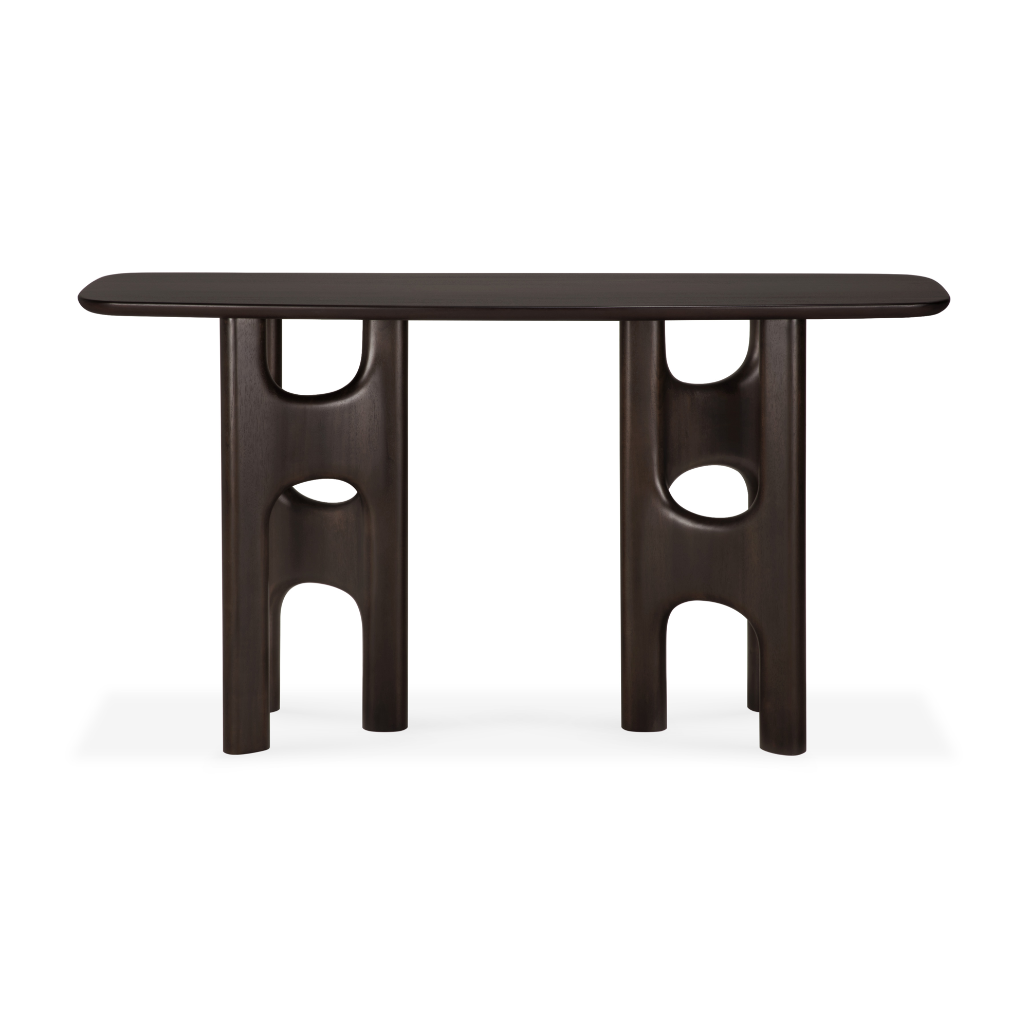 Console Flow mahonie rose brown 150x40 cm
