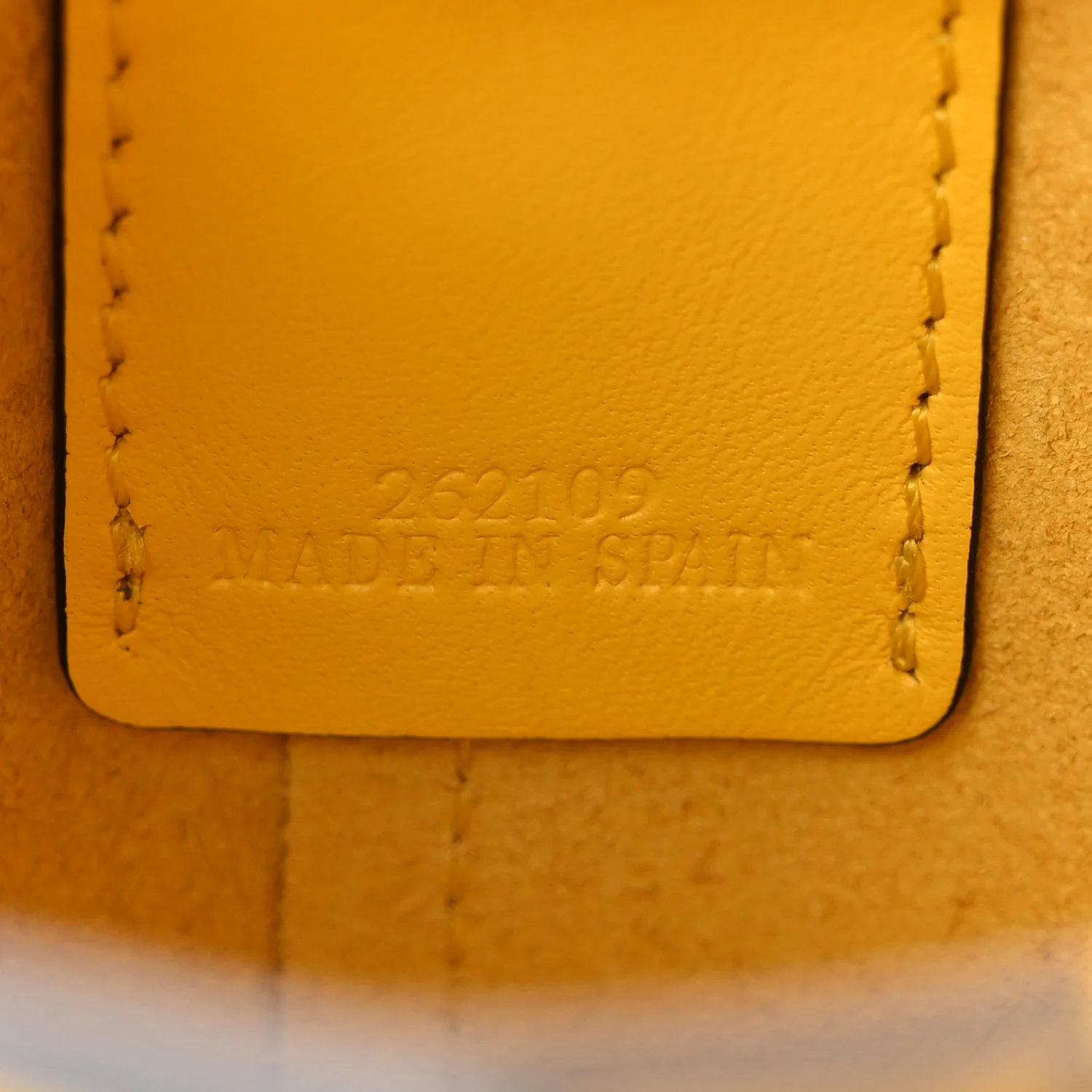 Calfskin Mini Balloon Bucket Bag Yellow - Top Club