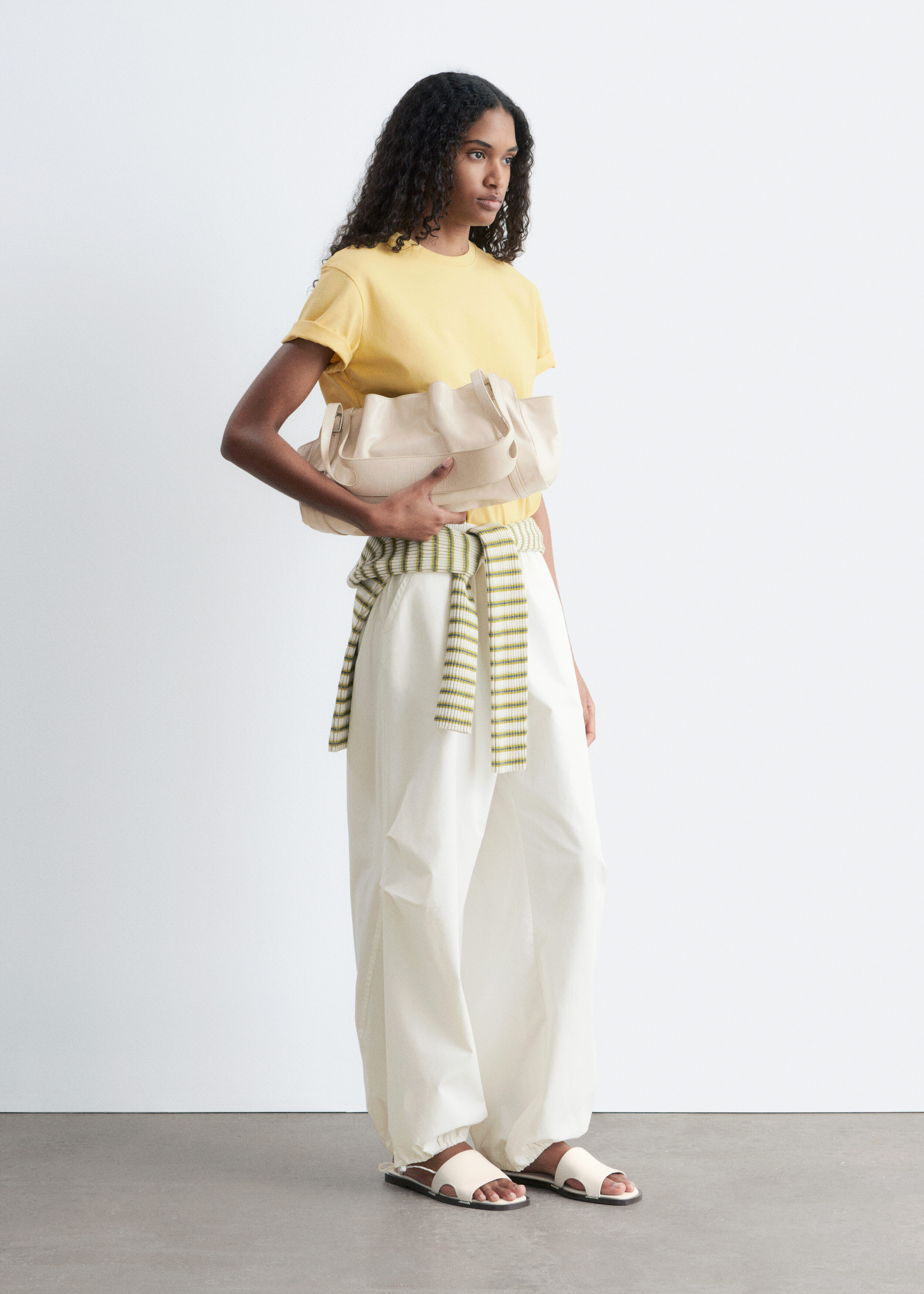 & Other Stories COTTON CREW-NECK T-SHIRT