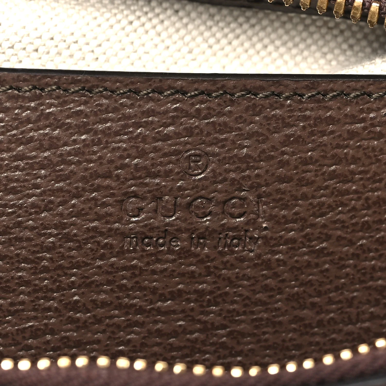 GG Supreme Monogram Textured Dollar Calfskin Web Small Ophidia GG Handbag Beige Ebony New Acero - Top Club
