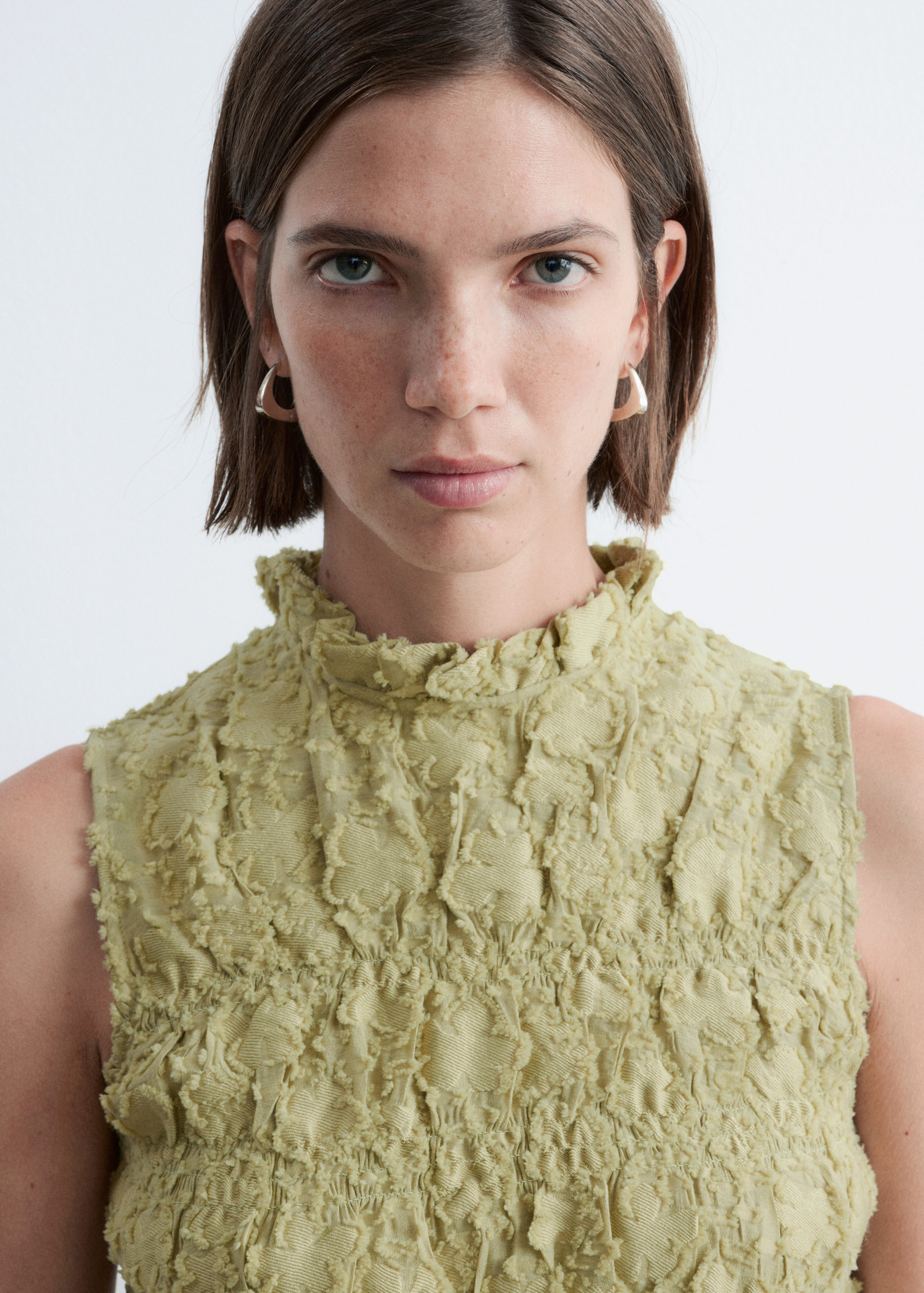 & Other Stories SMOCK MINI DRESS