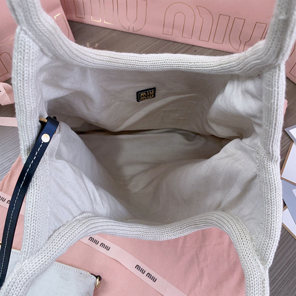 MIUMIU REGULAR IVY canvas and leather bag(HIGH-END GRADE) - Top Club