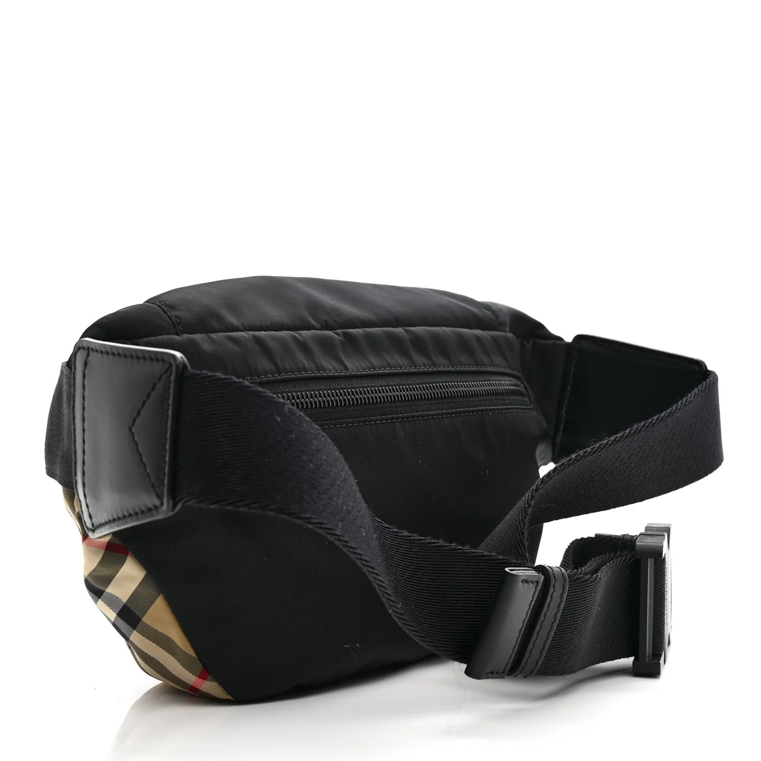 Nylon Vintage Check Sonny Bum Bag Archive Beige Black - Top Club
