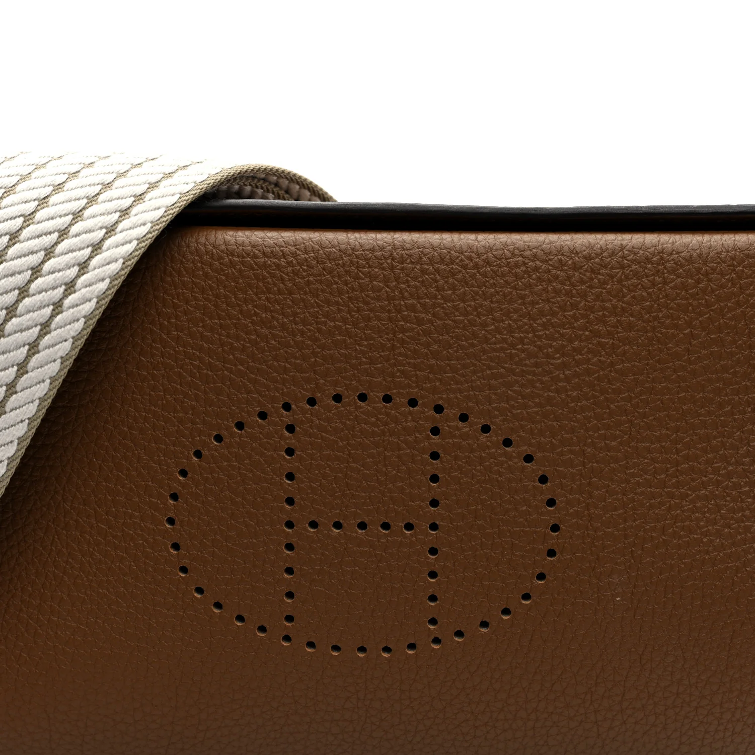 Togo Sangle Cordage Videpoches Alezan Beige Marfa Gris Pale - Top Club