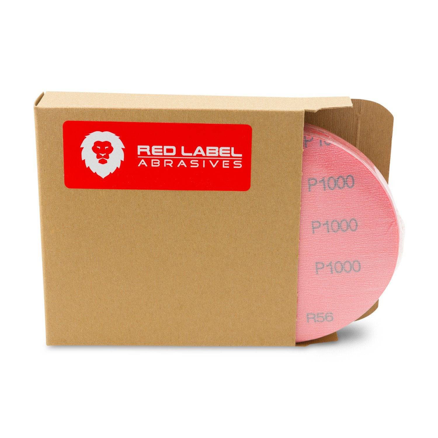 5 Inch Hook and Loop Orange Wet / Dry Auto Body Film Sanding Discs, 50 Pack - Alvarez Pro Painting LLC