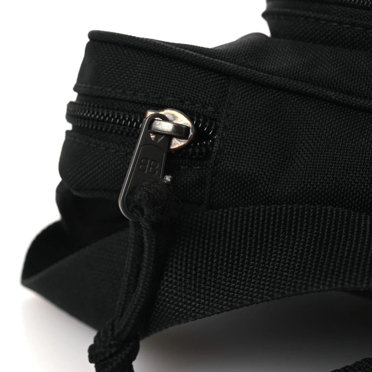 Nylon Logo Explorer Crossbody Messenger Bag Black - Top Club