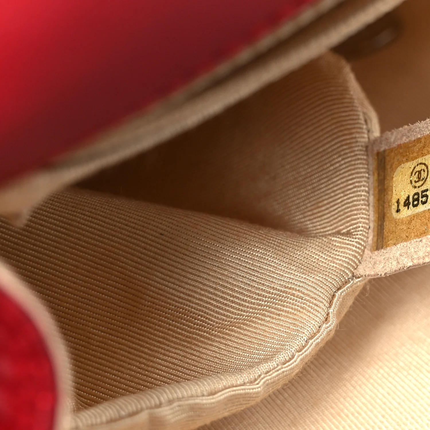 Lambskin Medium Coco Rider Flap Red - Top Club