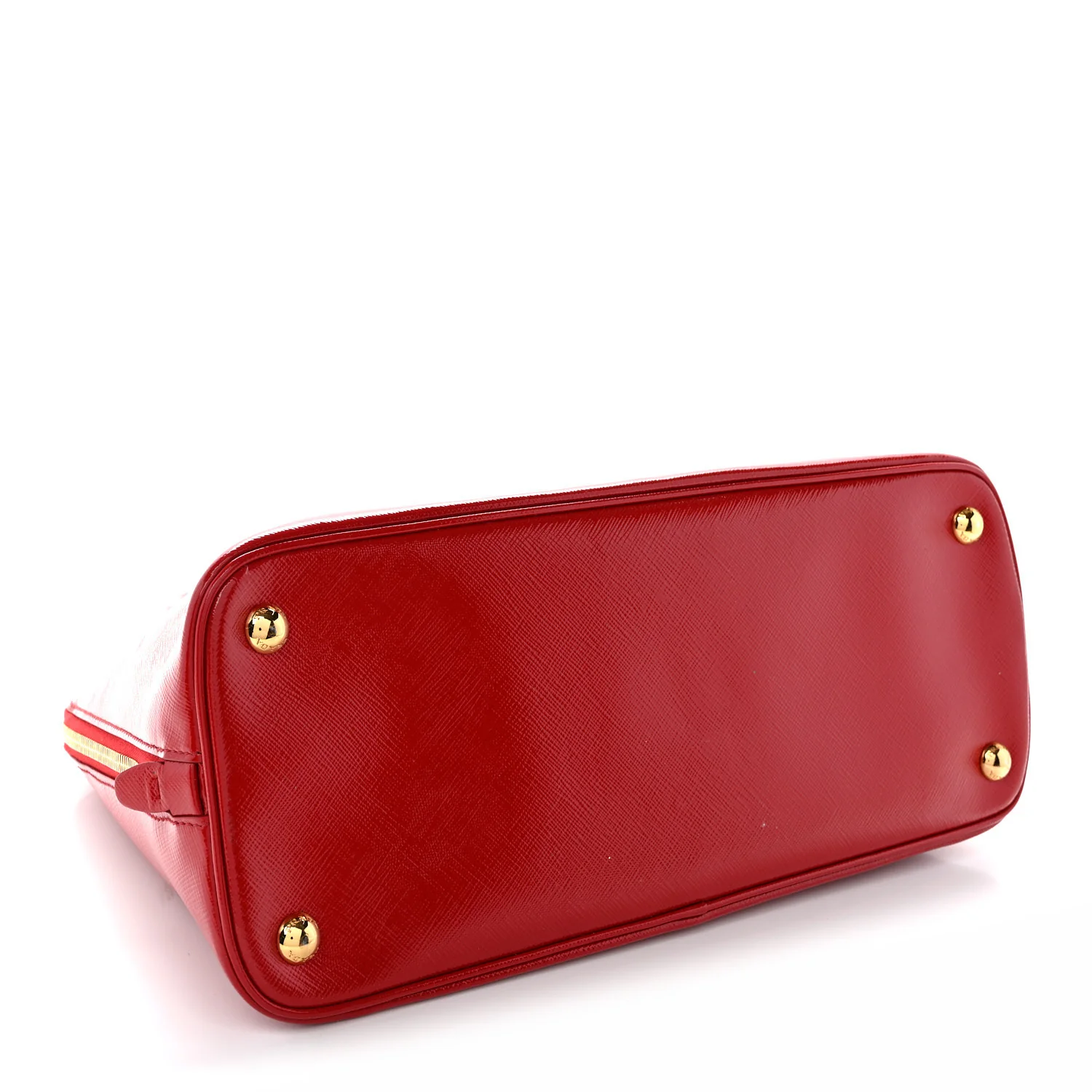 Saffiano Vernice Medium Promenade Tote Rosso - Top Club