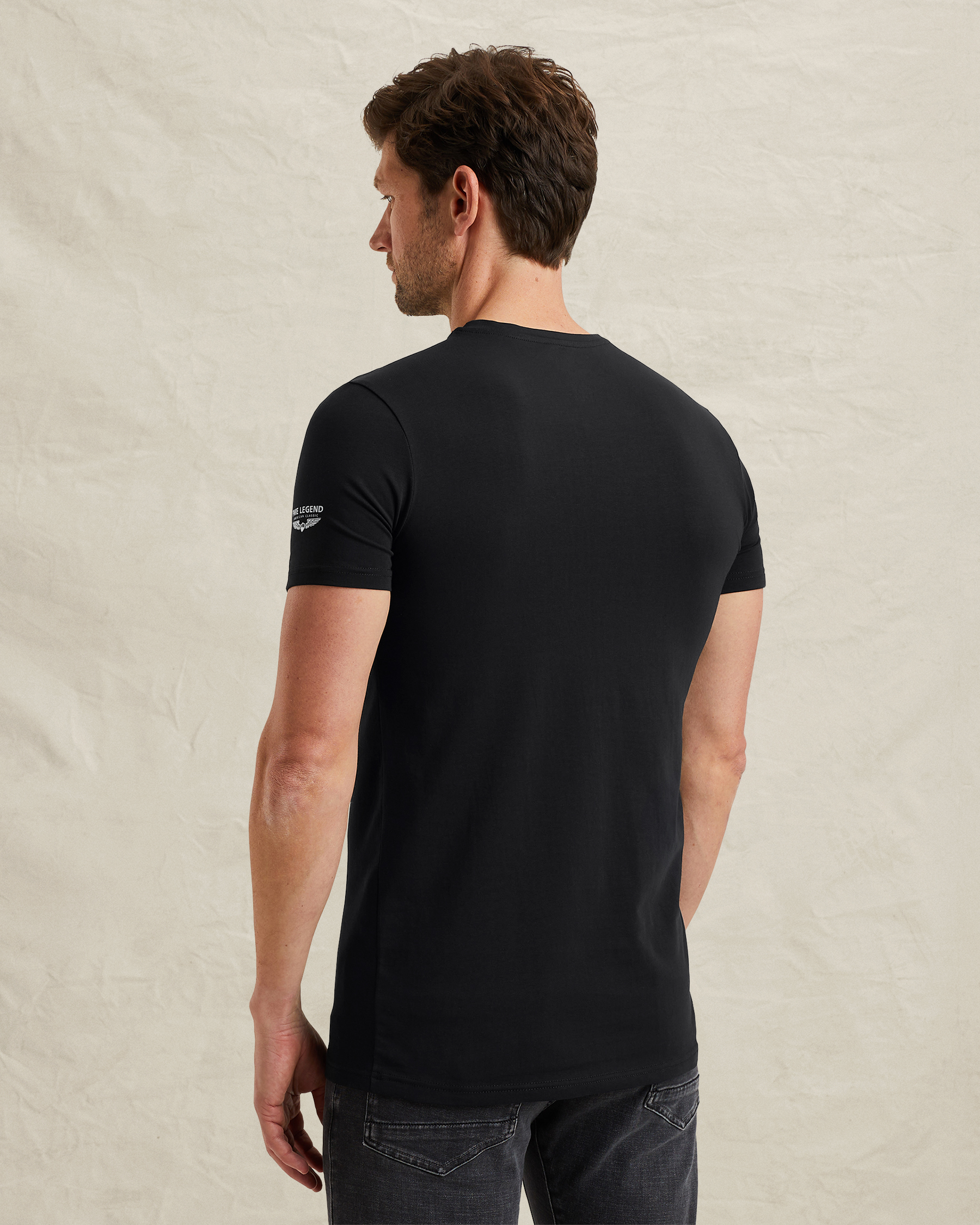 2-pack basic T-shirts with crew neckx