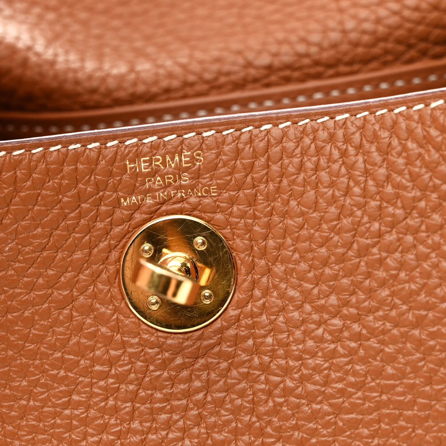 Taurillon Clemence Mini Lindy 20 Gold - Top Club