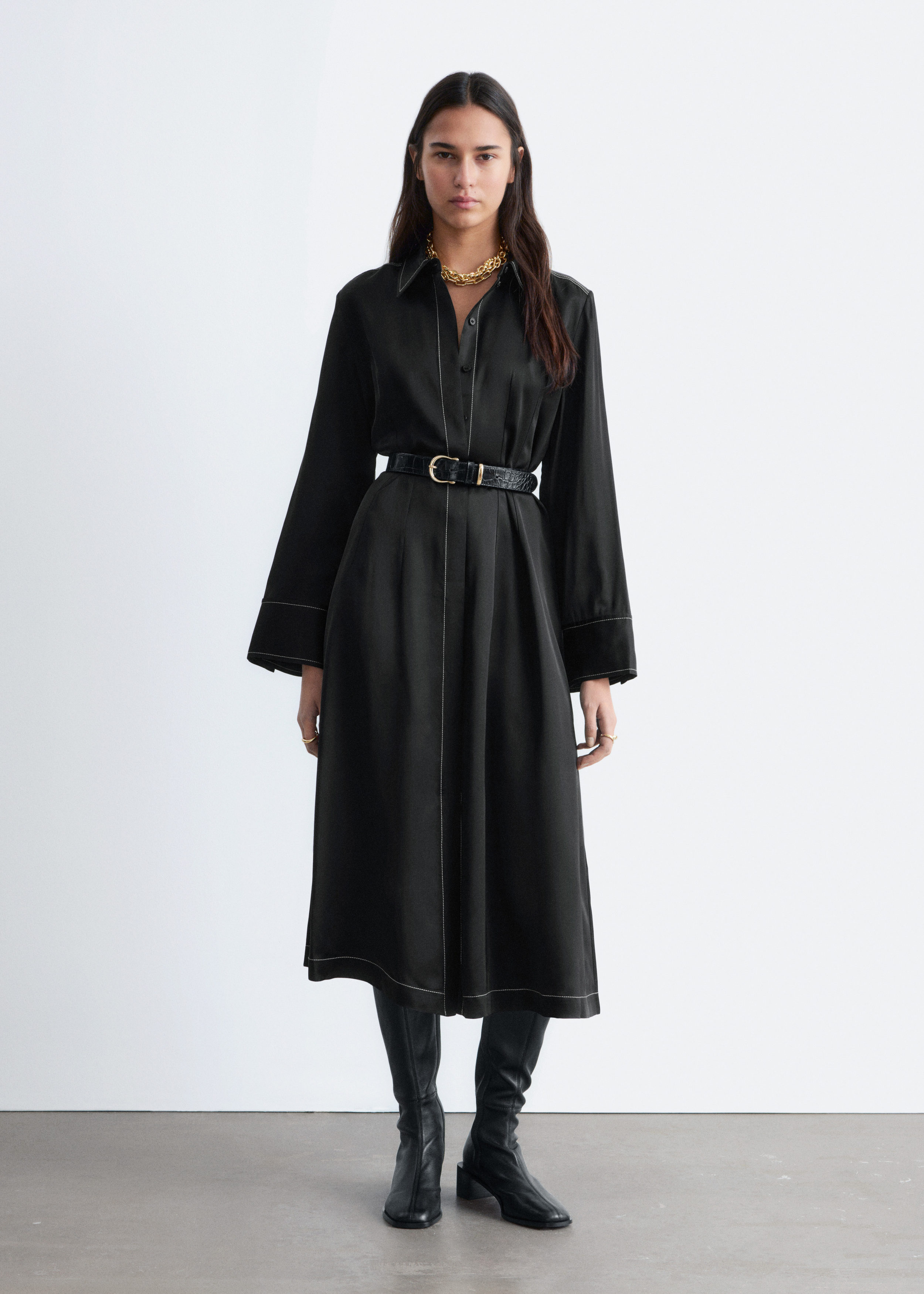 & Other Stories SHIRT MIDI DRESS