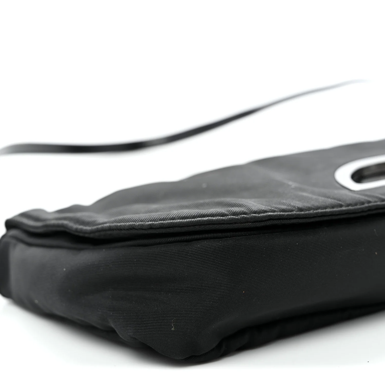 Nylon Malice Shoulder Bag Black - Top Club