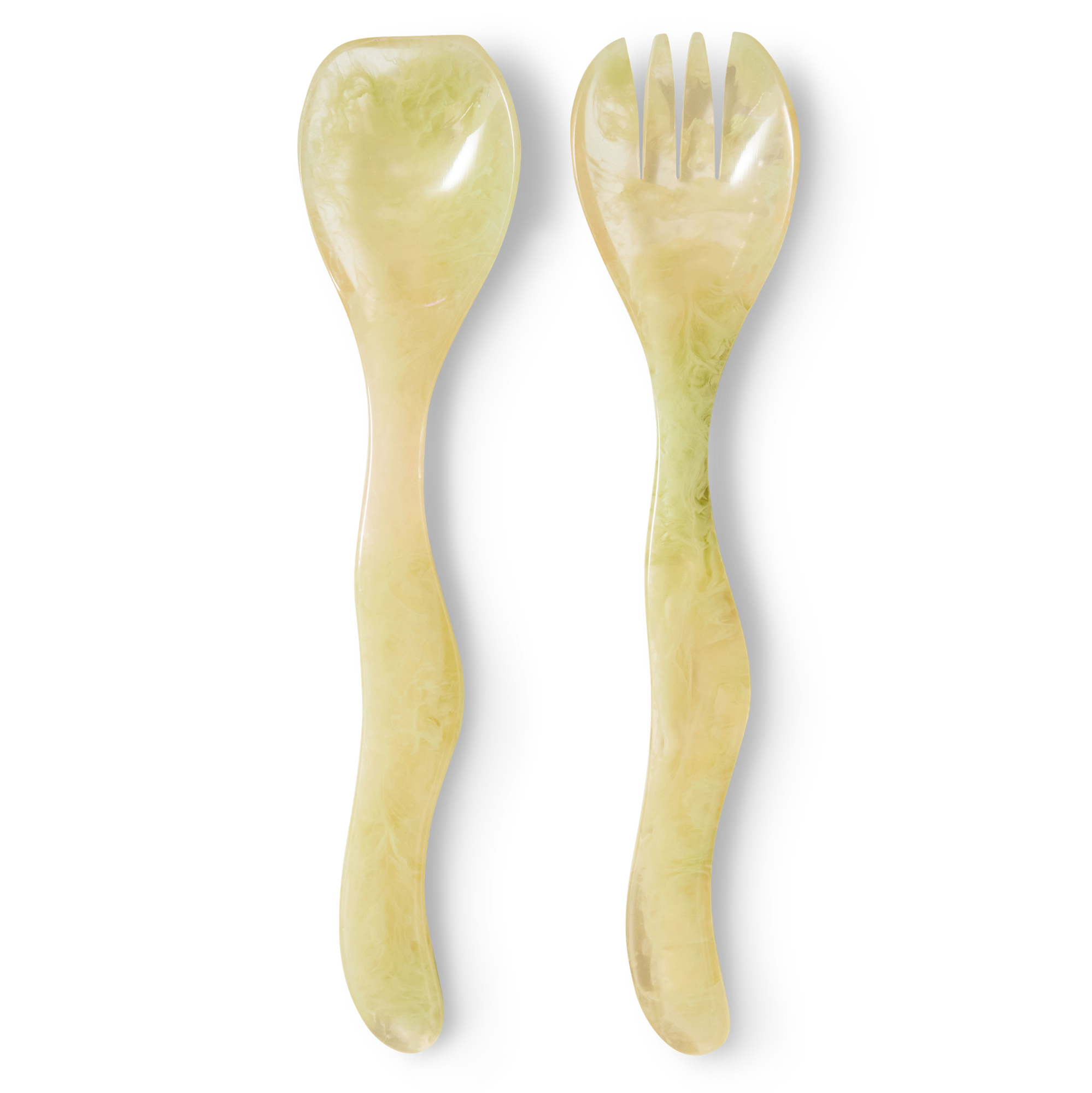 Saladebestek mist green - set van 2