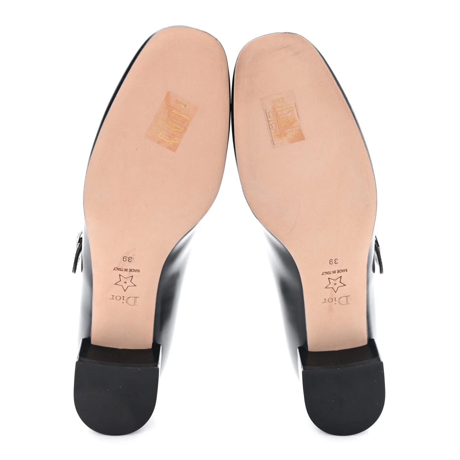 Brushed Calfskin Uniform 30mm Pumps 39 Black - Top Club