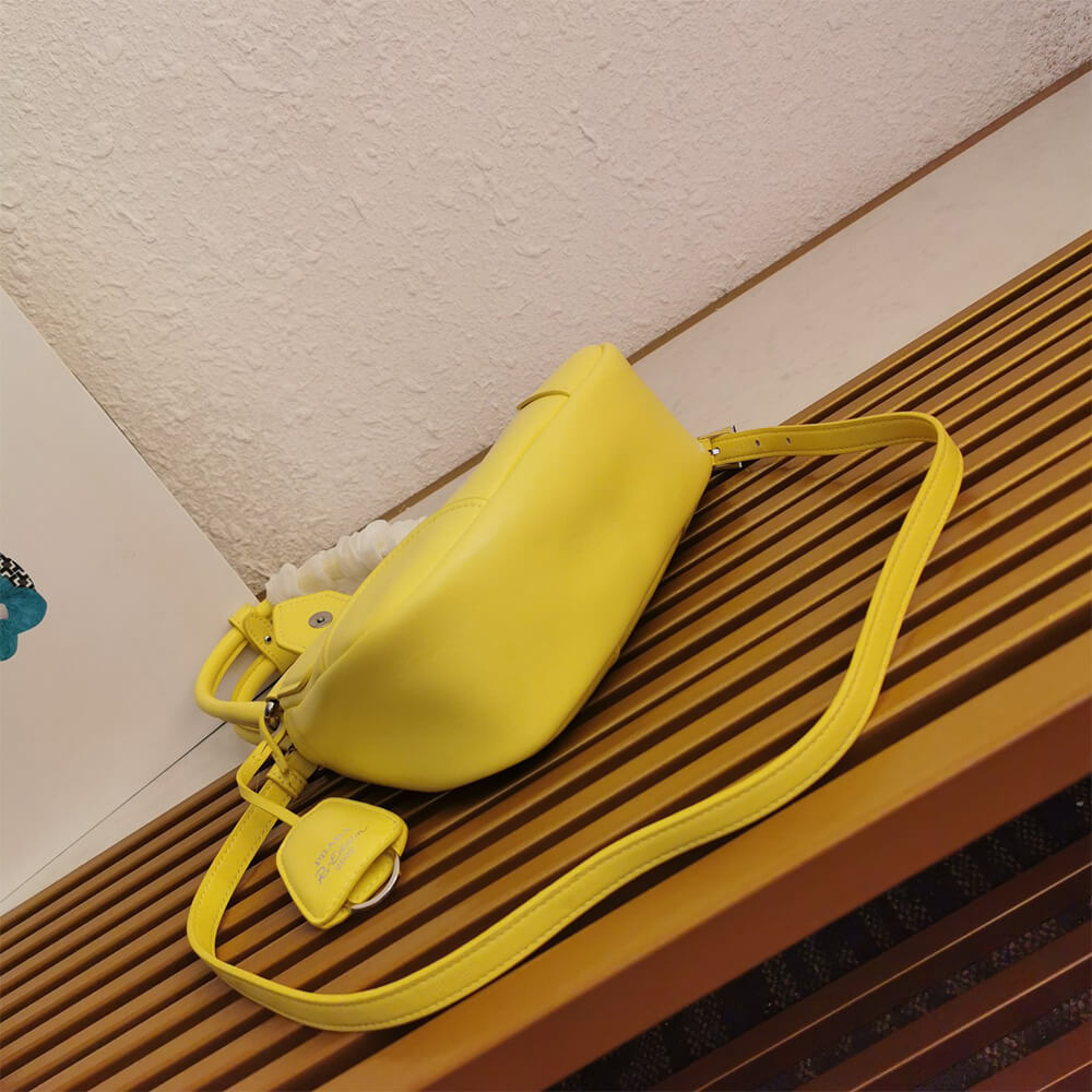 Prada Moon padded nappa-leather bag - Top Club