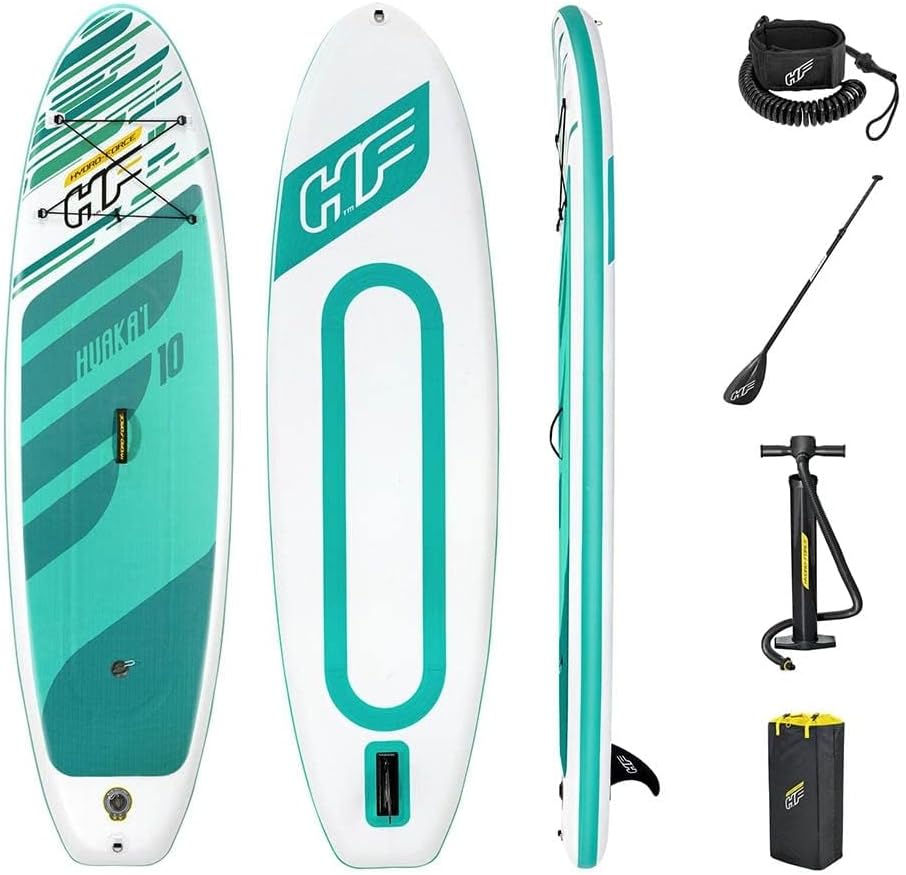 Hydro-Force SUP - Tavola gonfiabile per stand up paddle, set completo, diversi stili, dimensioni, 2,4 m, 3,4 m, 3,5 m