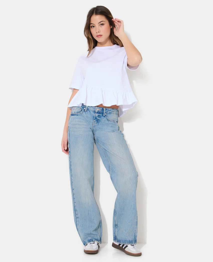Pimkie T-shirt avec volant asymétrique