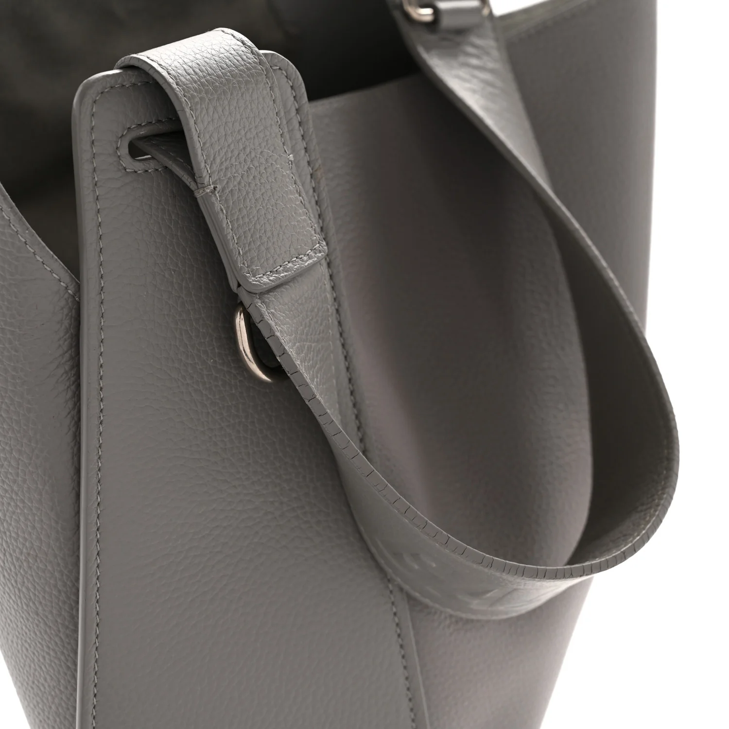 Calfskin Logo Embossed Small Tool 2.0 North-South Tote Balenciaga Grey - Top Club