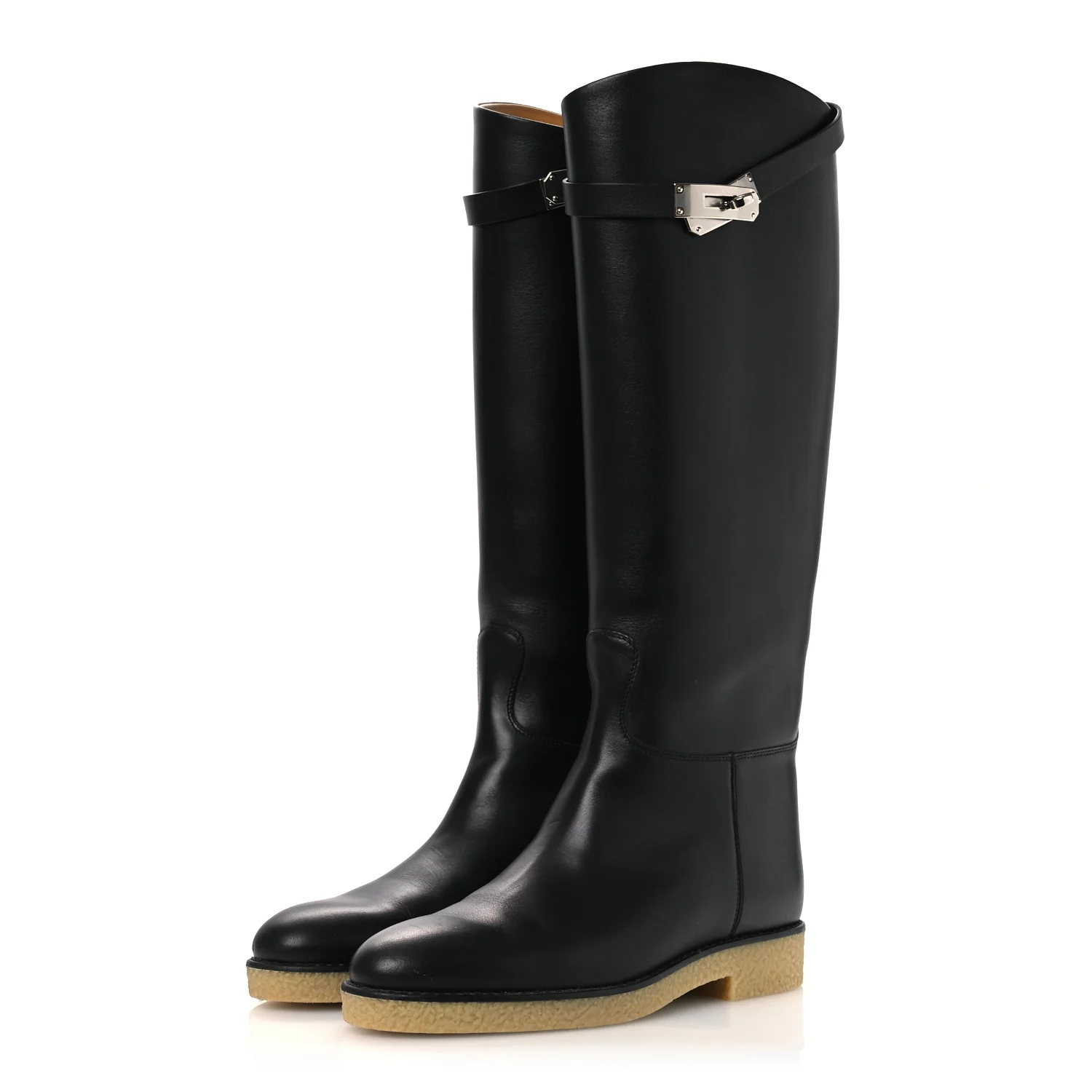 Calfskin Faustine Boots 38 Black - Top Club