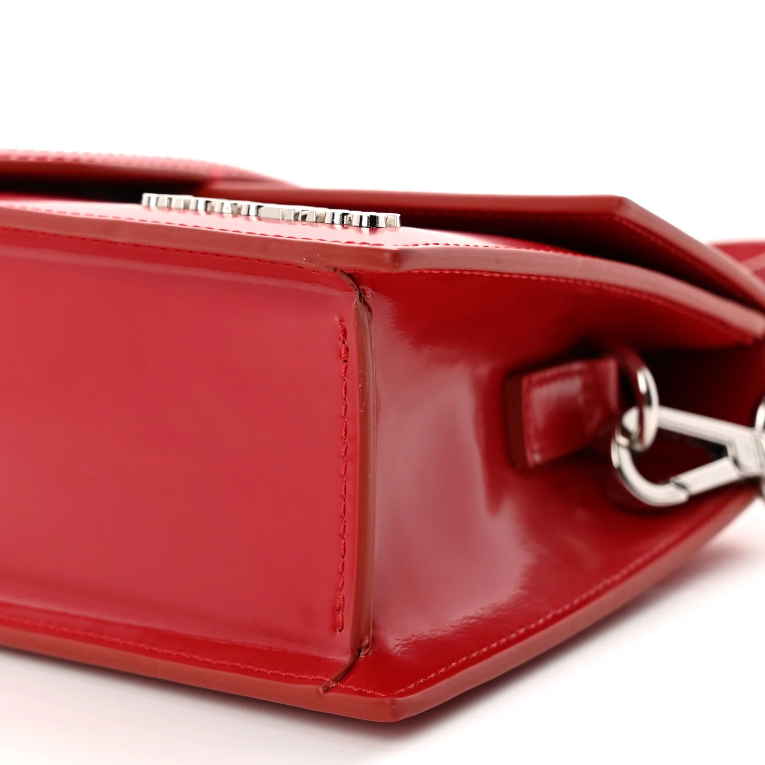 Glazed Calfskin Le Grand Bambino Red - Top Club