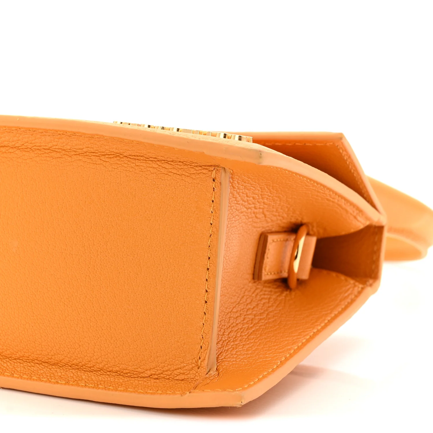 Grained Calfskin Le Chiquito Moyen Dark Orange - Top Club