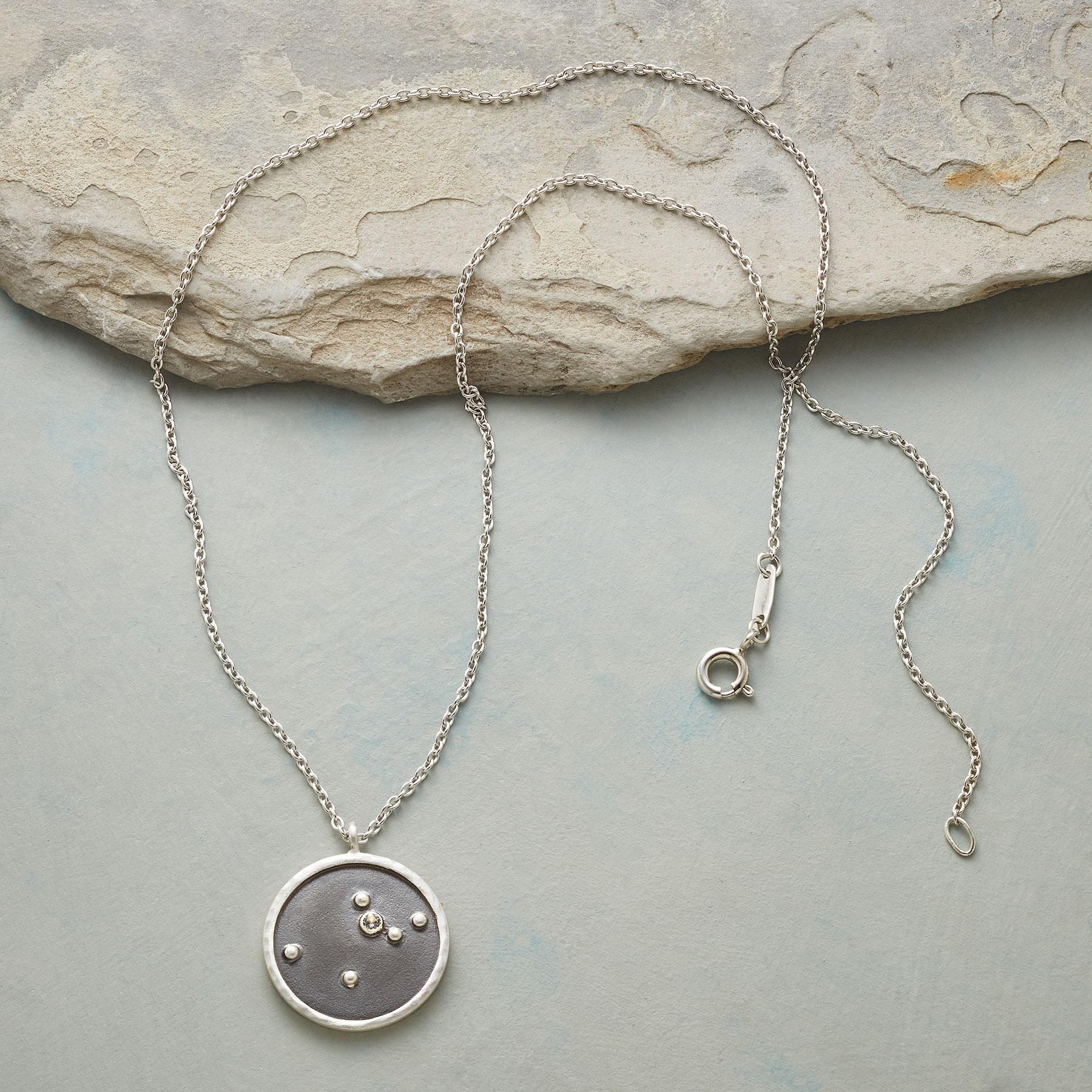 Silver Zodiac Constellation Necklace - Sundance Living