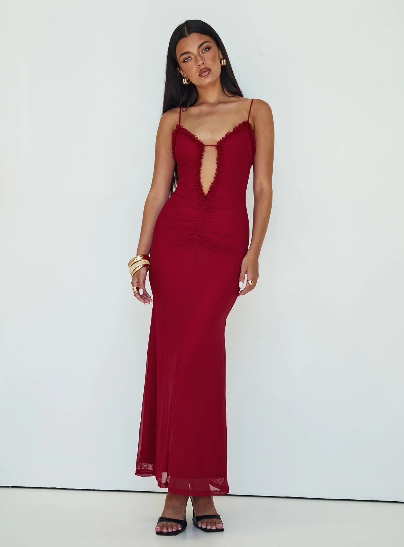 Capisce Maxi Dress Red Petite