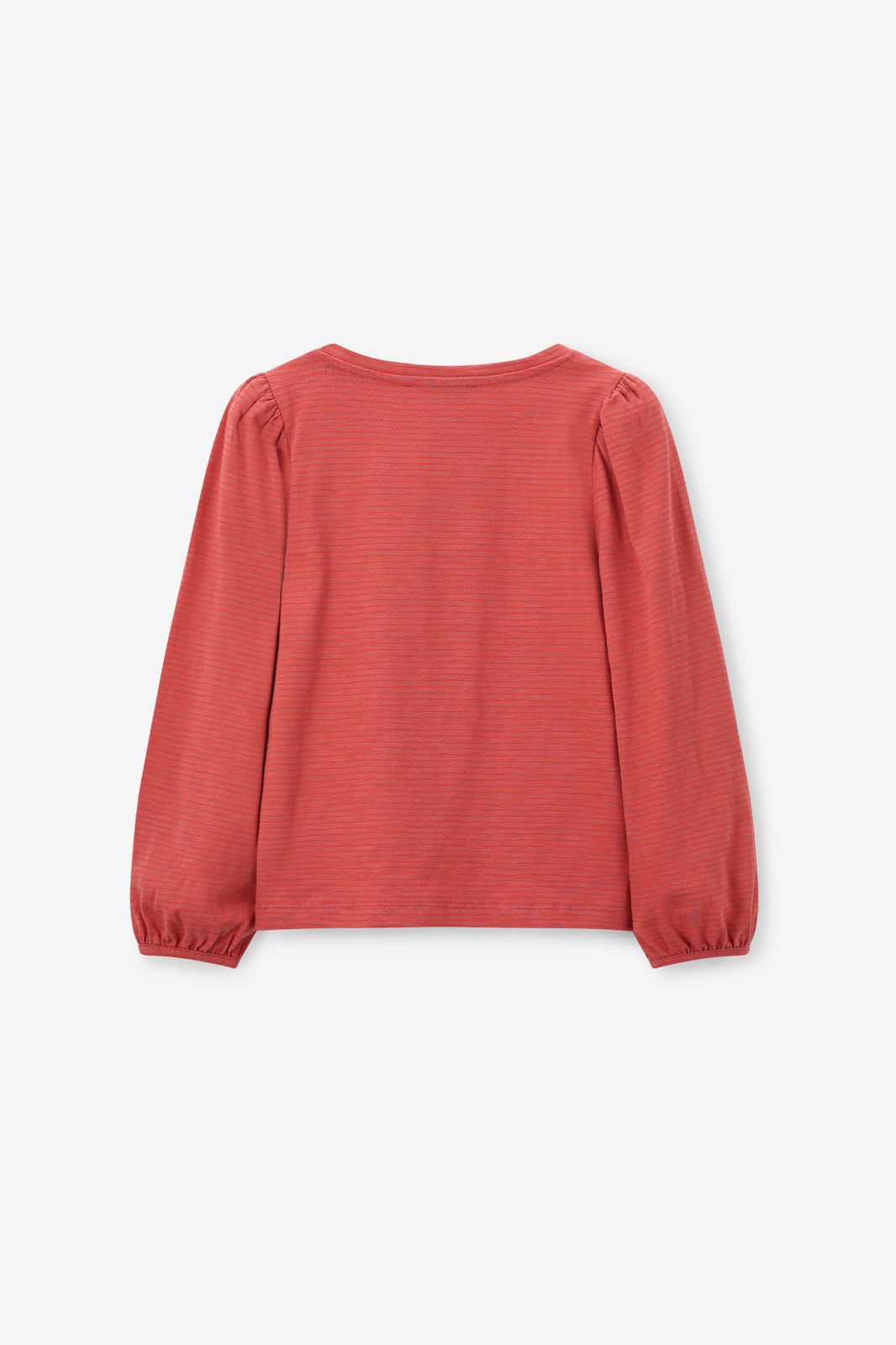 Rode gestreepte longsleeve