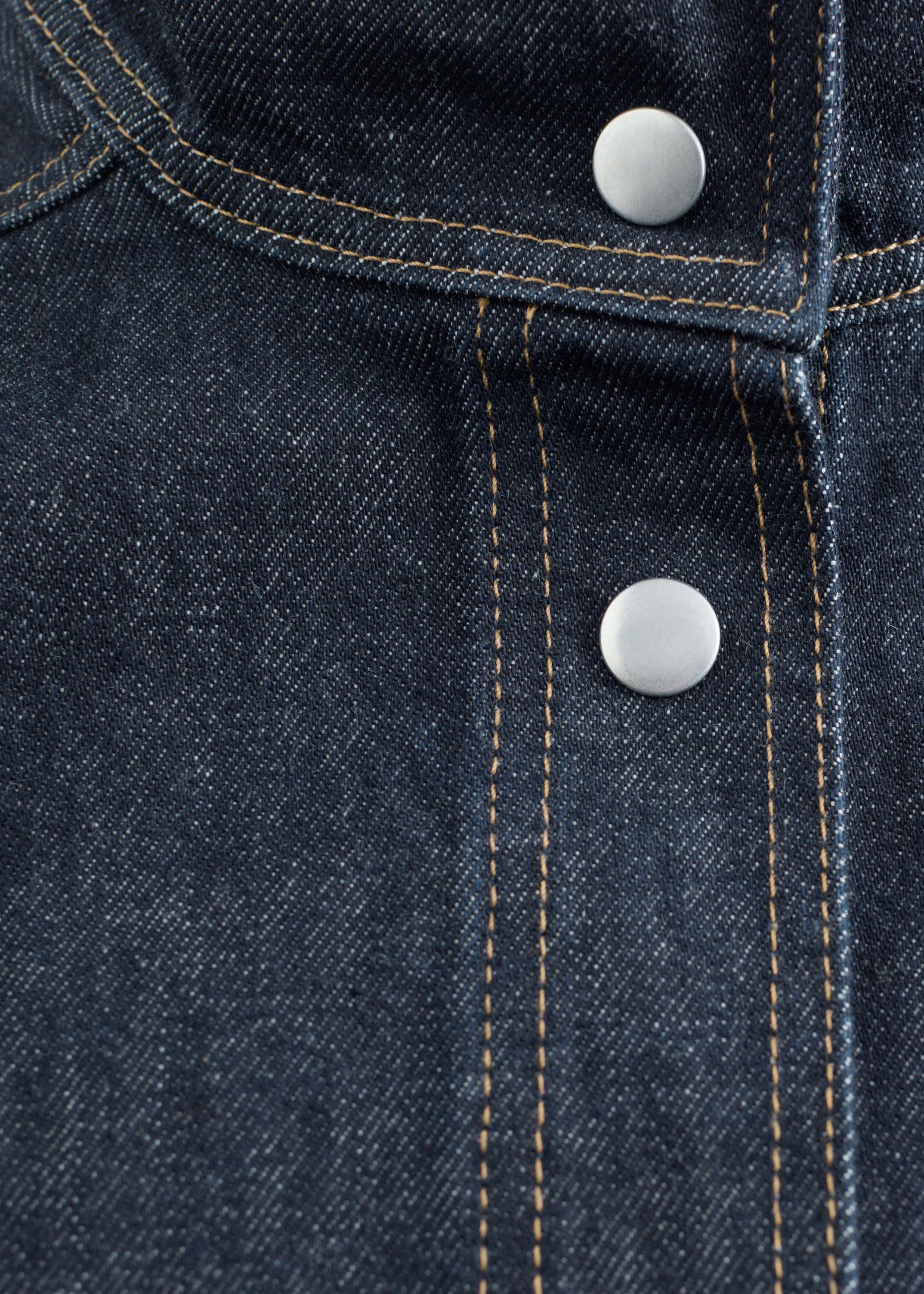 & Other Stories TIE-BELT DENIM JACKET