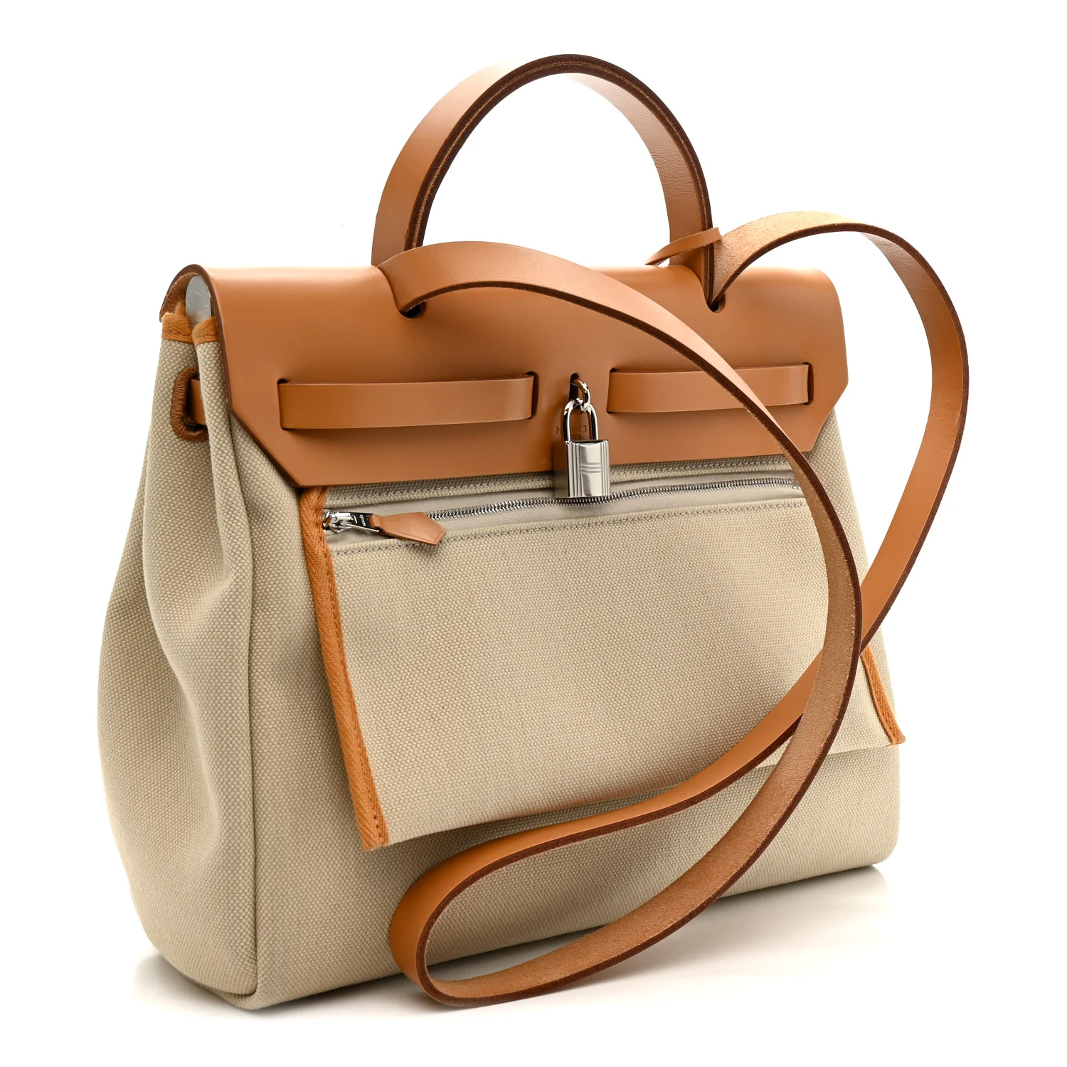 Military Toile Vache Hunter Herbag Zip Retourne 31 PM Beton Naturel - Top Club