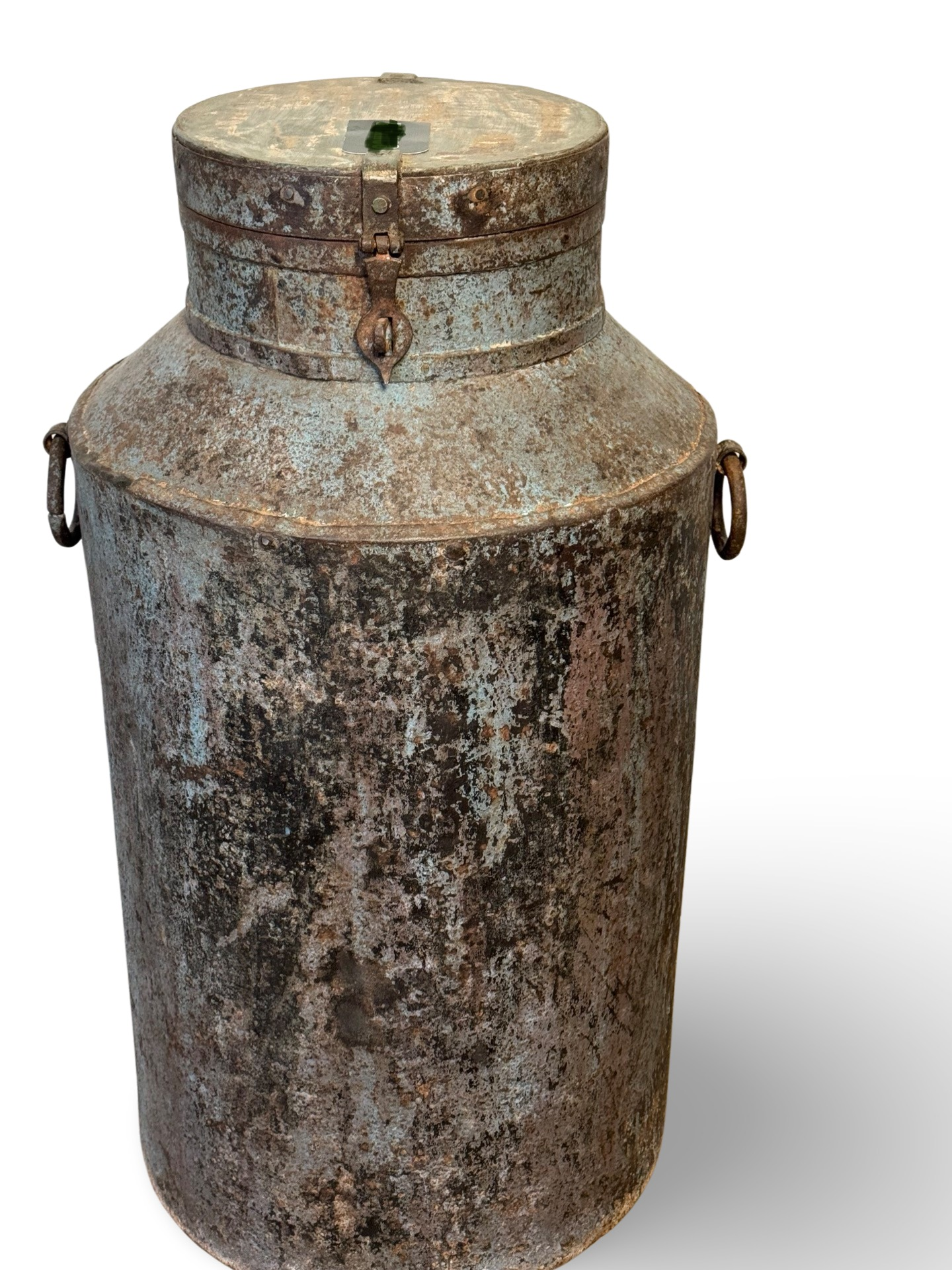 IJzeren pot blauw/grijs IJzeren pot bl/grijs uniek