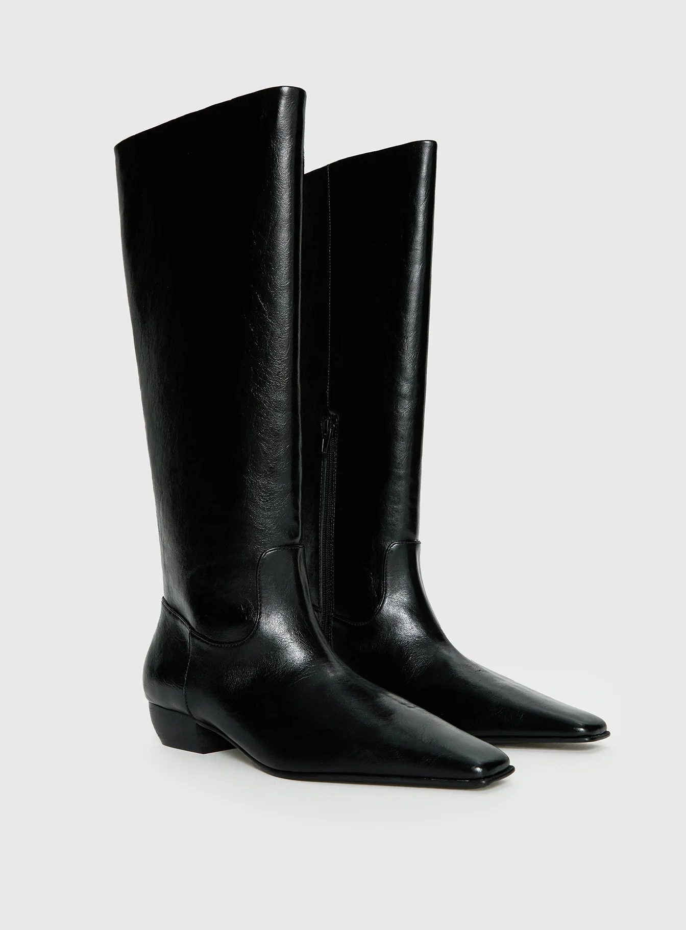 Dance For You Knee High Boots Black