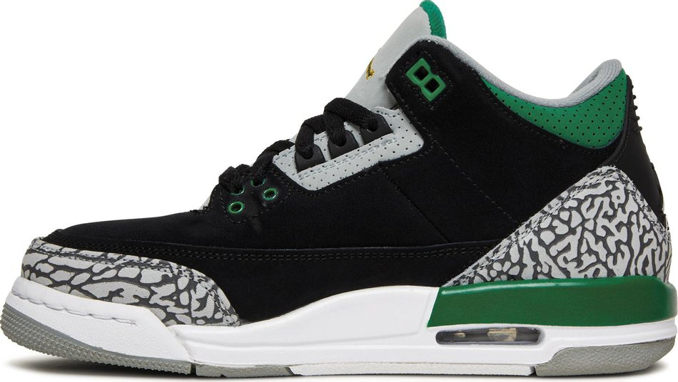 Air Jordan 3 Retro GS  Pine Green  398614-030 - Sneaker Replica Workshop