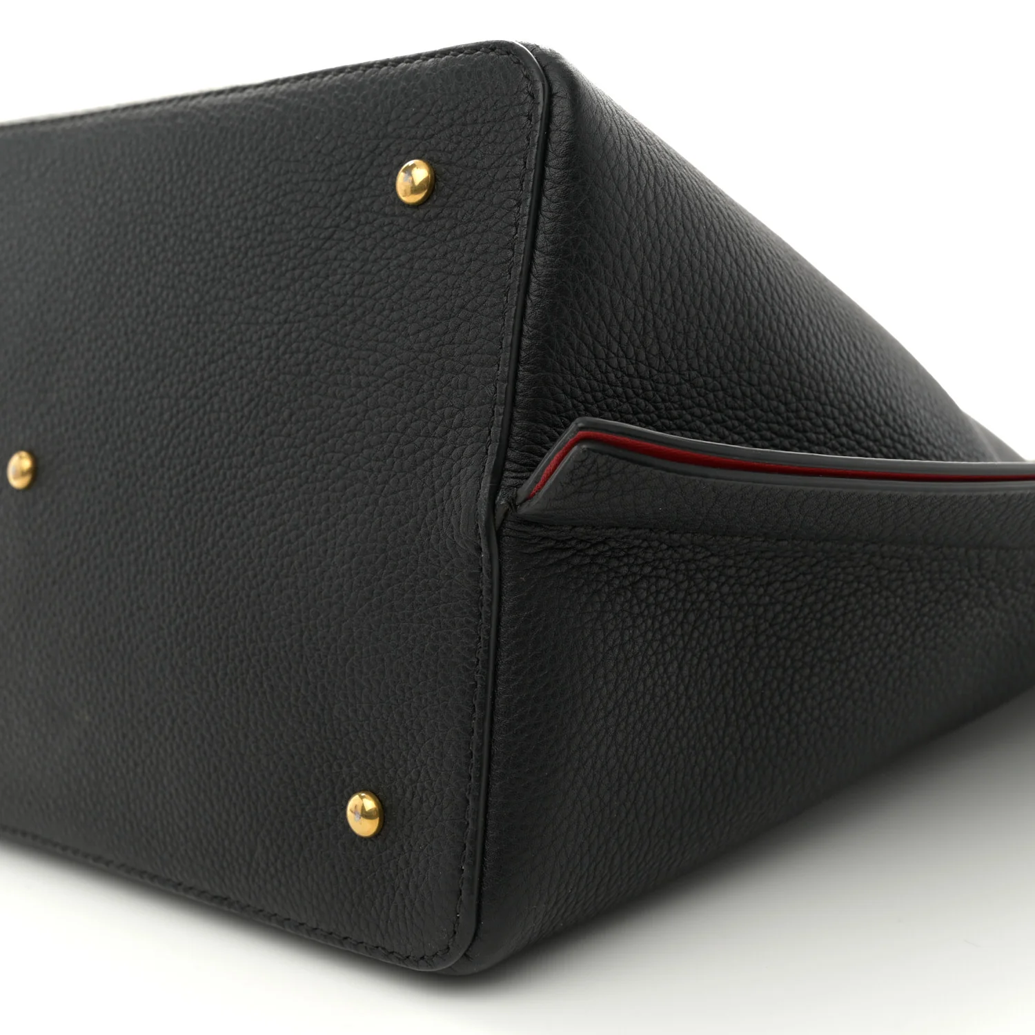 Grainy Calfskin VLogo Escape Hobo Bag Black - Top Club