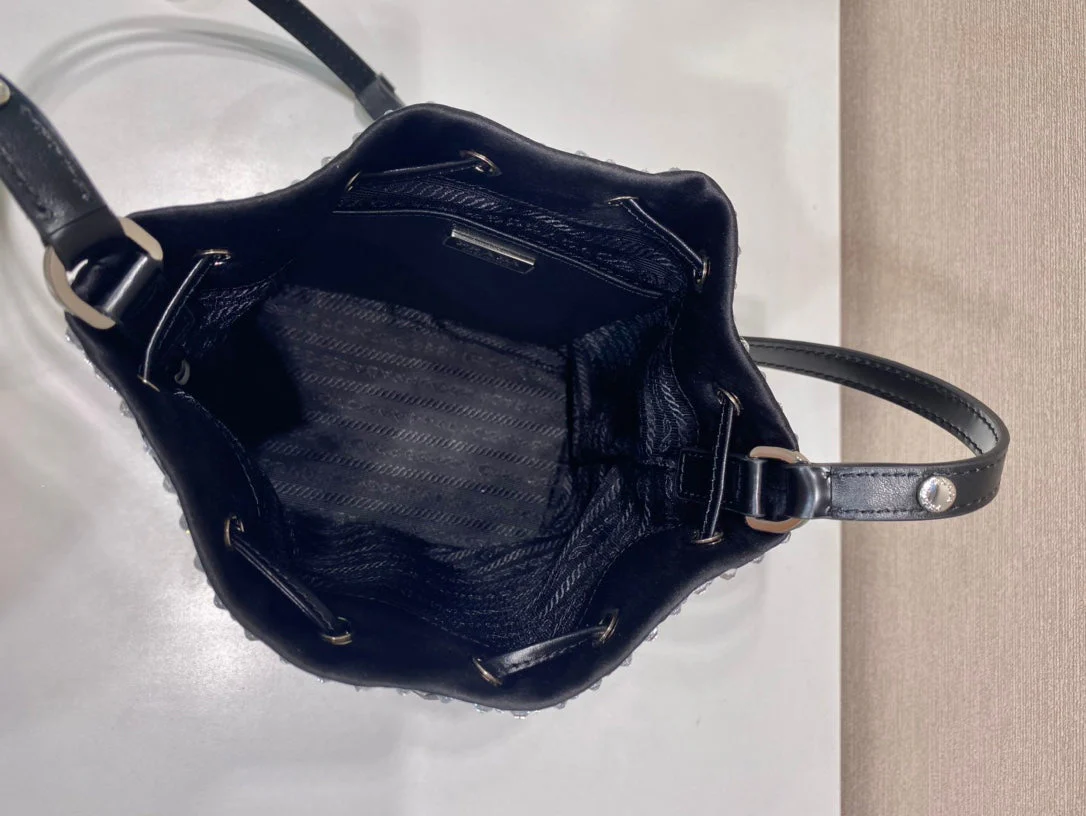 Prada Satin Mini-Bag With Crystals size 16 x 21 x 10 cm - Top Club