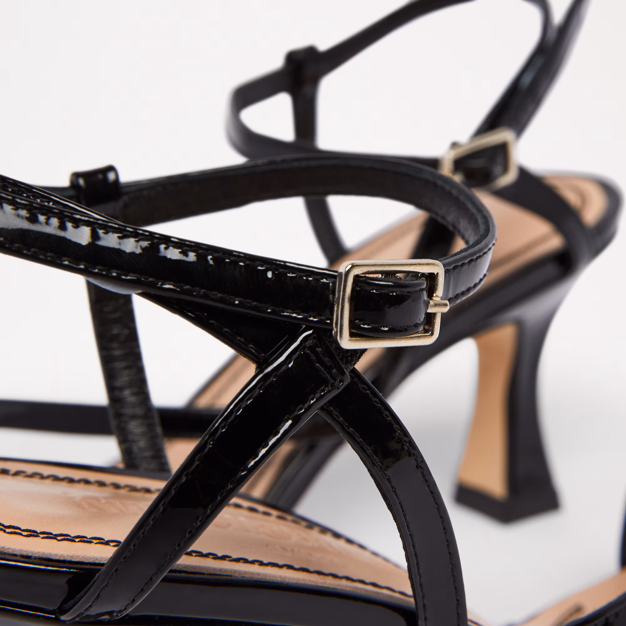 SlinkyStrappy Heeled Sandal
